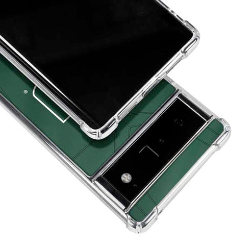 University of Miami Green Jersey Google Pixel 6 Clear Case